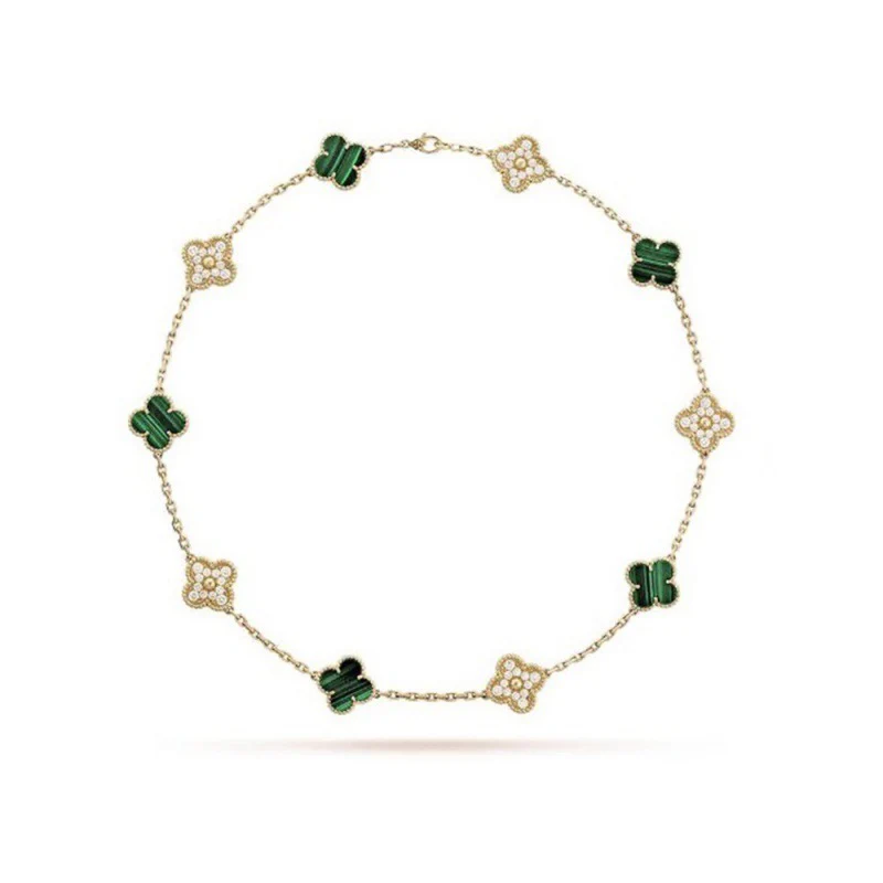 10 Clover Leaves Necklace - Image 6