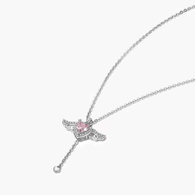 Heart & Angel Wings Pendant - Image 6