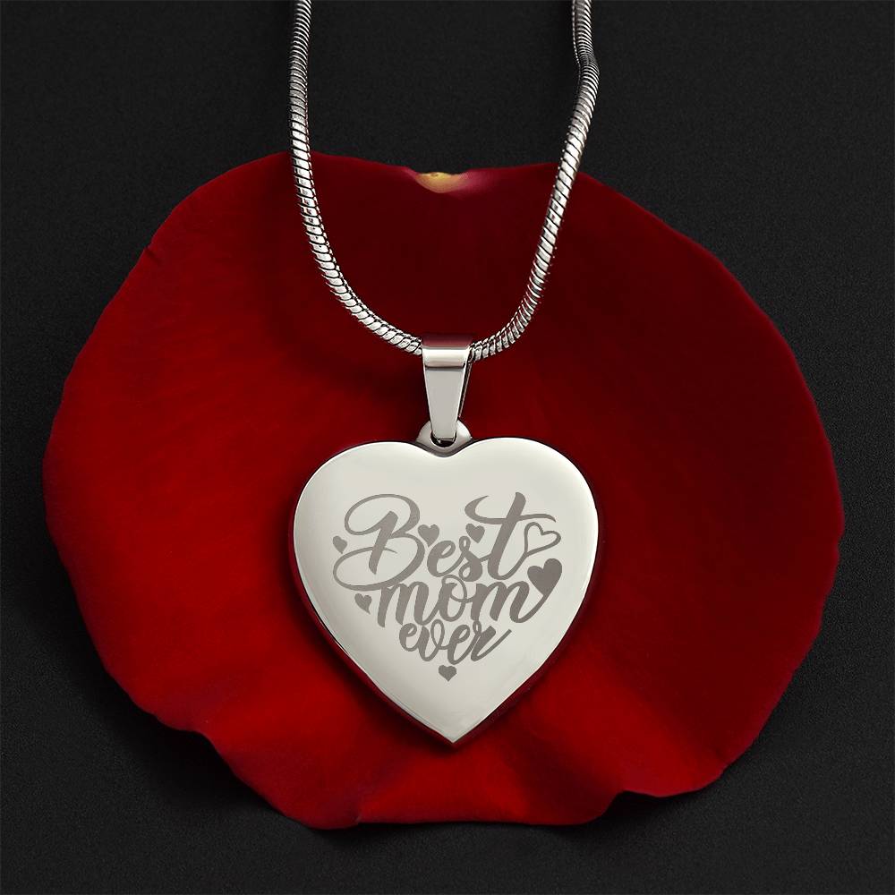 Best Mom Ever - Custom Engraved Necklace - Image 3
