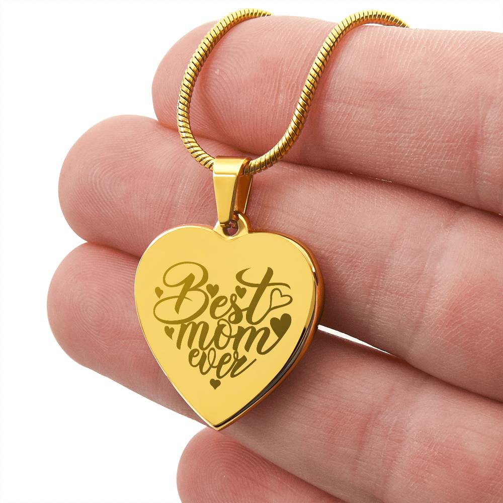 Best Mom Ever - Custom Engraved Necklace - Image 5