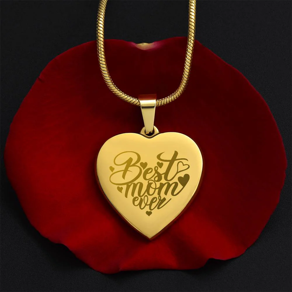 Best Mom Ever - Custom Engraved Necklace - Image 6