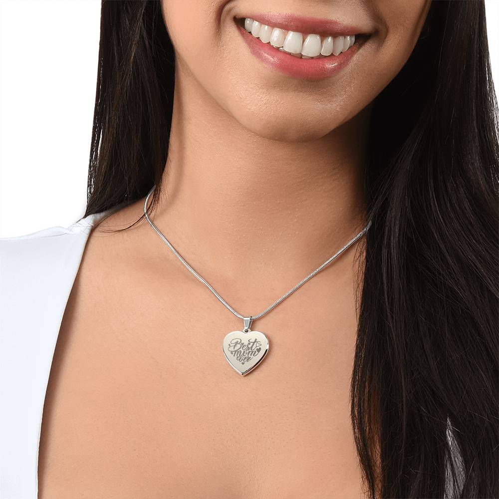 Best Mom Ever - Custom Engraved Necklace - Image 9