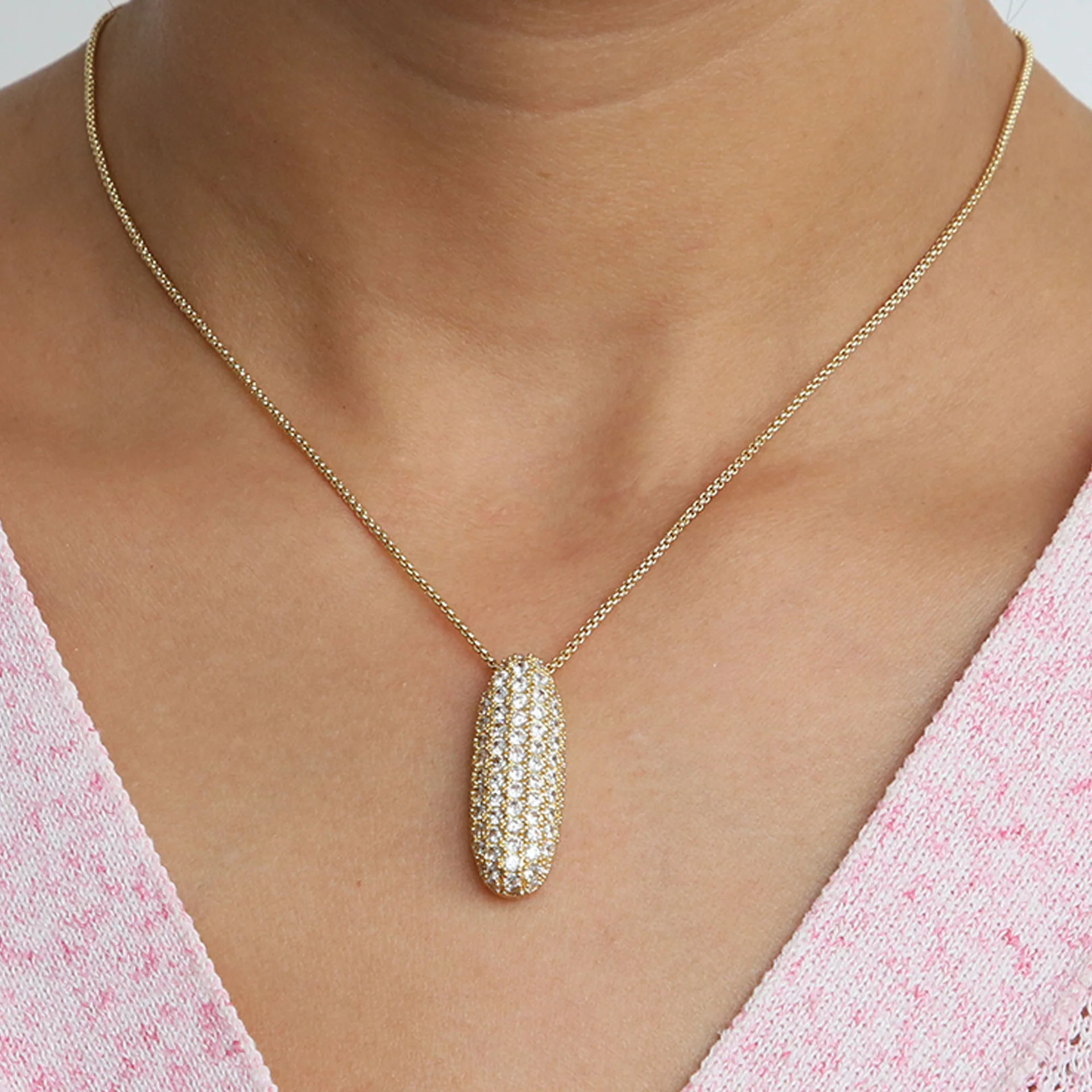 Bubble Initial Letter Necklace - Image 23
