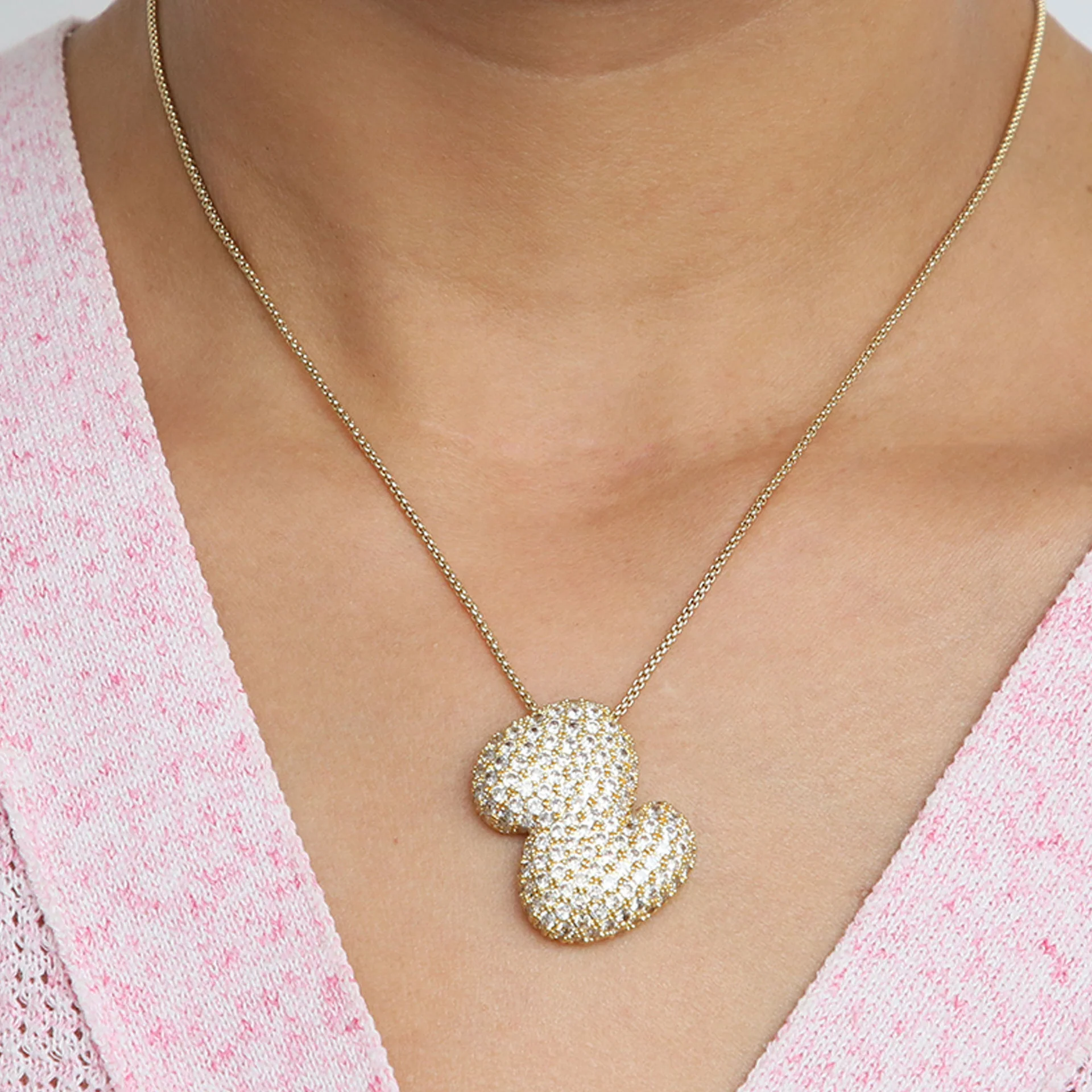 Bubble Initial Letter Necklace - Image 28