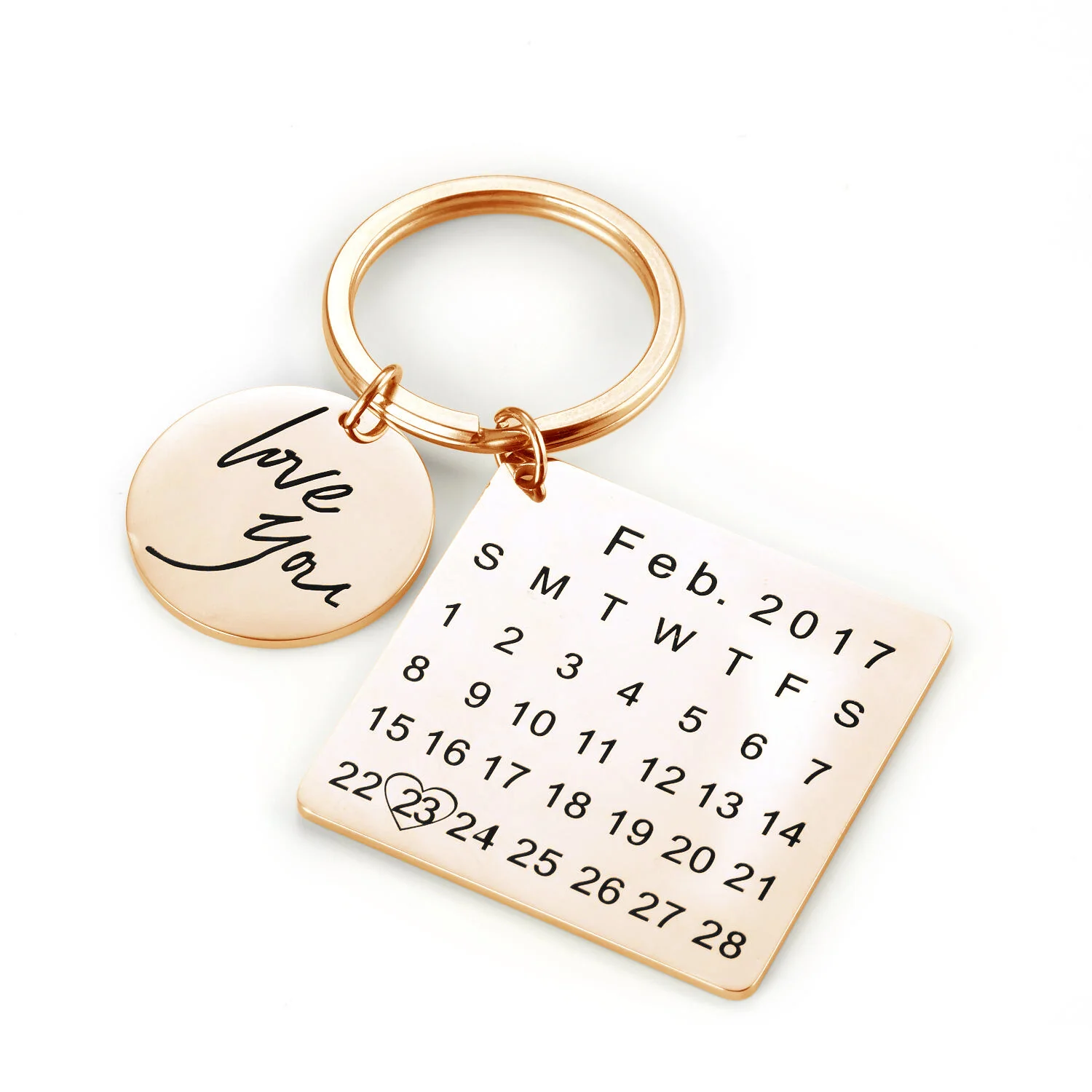 Personalised Special Date Keychain - Image 4