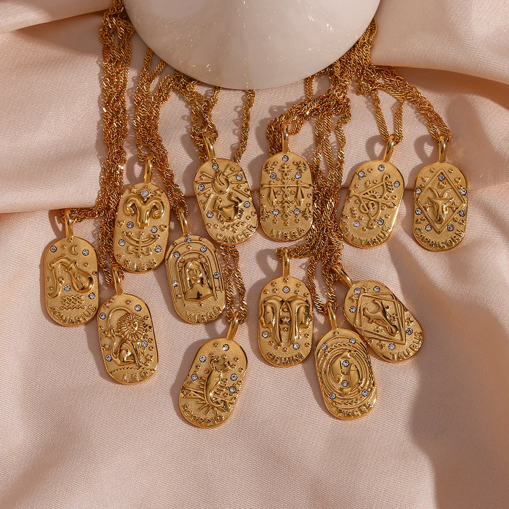 Capricorn - Baroque Constellation Necklace - Image 3