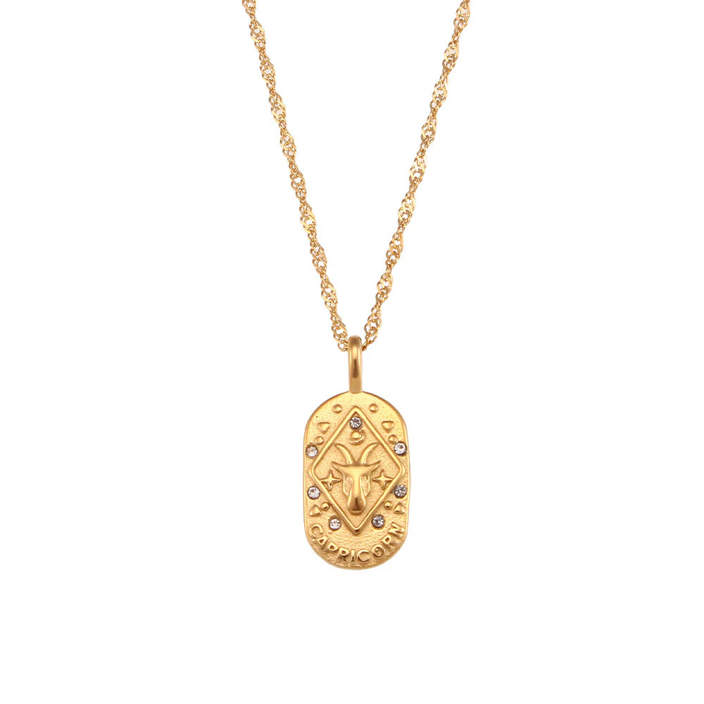 Capricorn - Baroque Constellation Necklace - Image 4