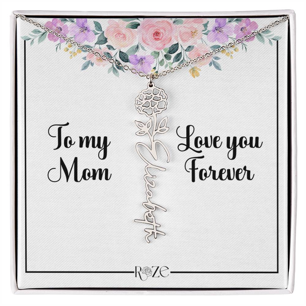 Custom Name Birth Month Neckace for Mother's Day - Image 10