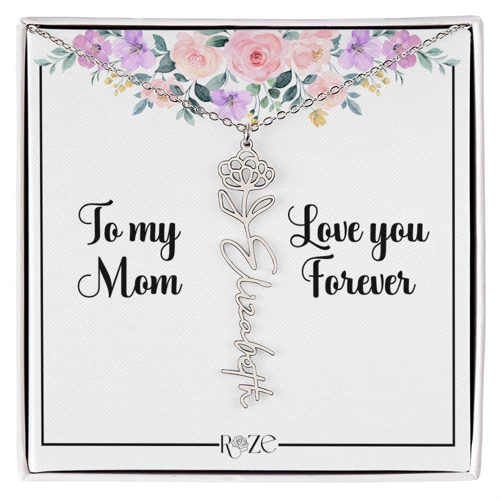 Custom Name Birth Month Neckace for Mother's Day - Image 11