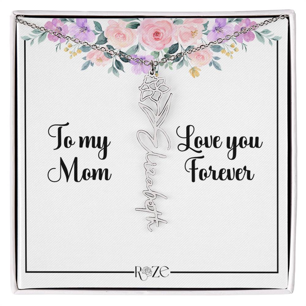 Custom Name Birth Month Neckace for Mother's Day - Image 12