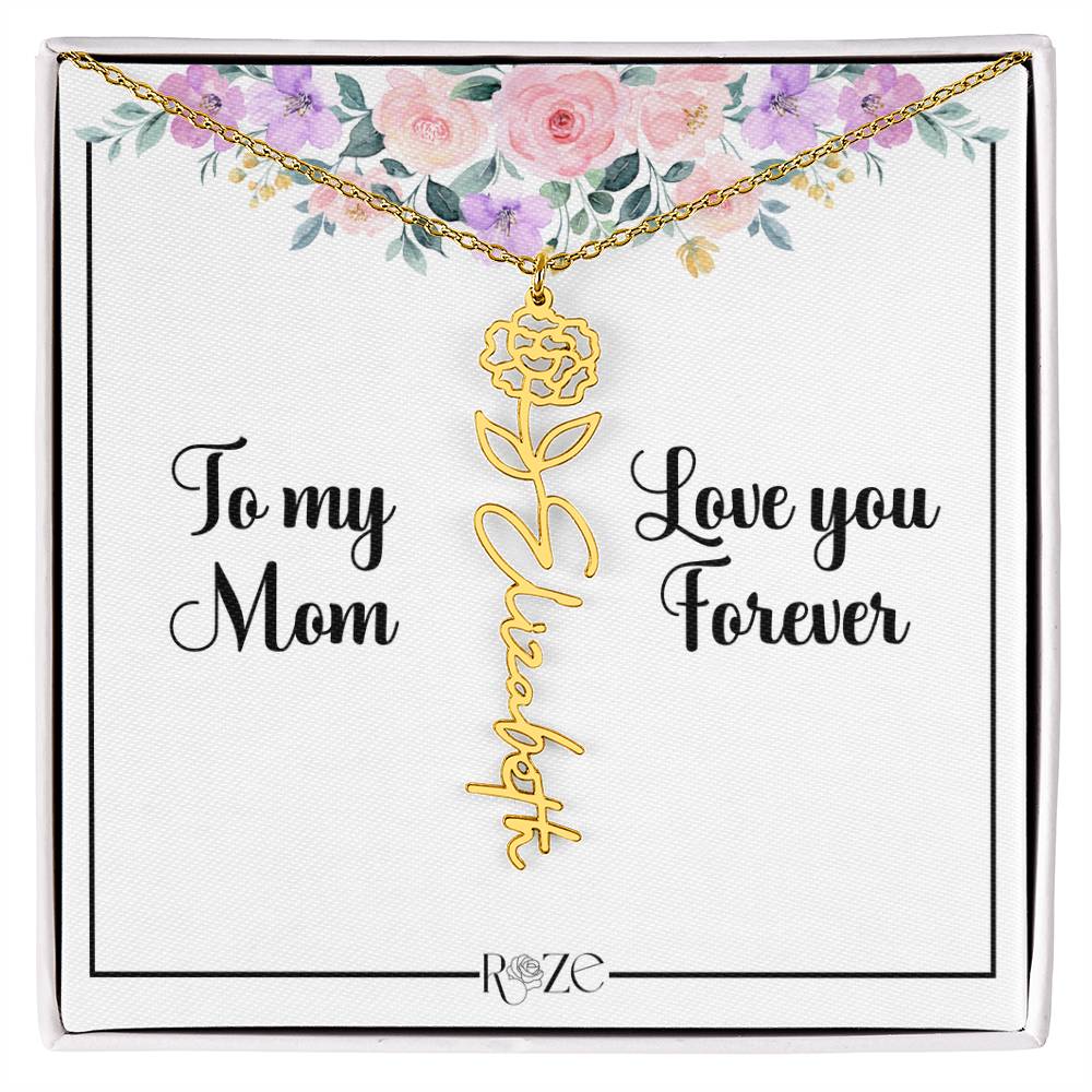 Custom Name Birth Month Neckace for Mother's Day - Image 13