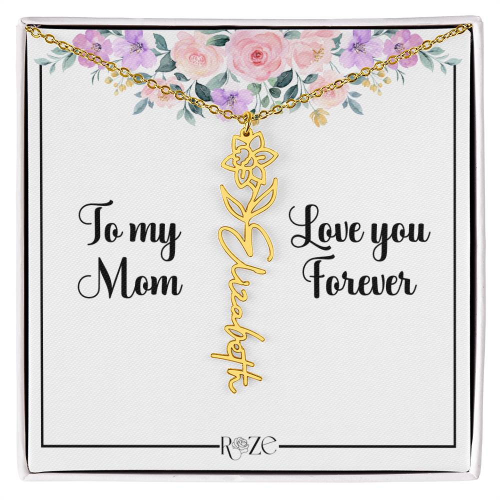 Custom Name Birth Month Neckace for Mother's Day - Image 15