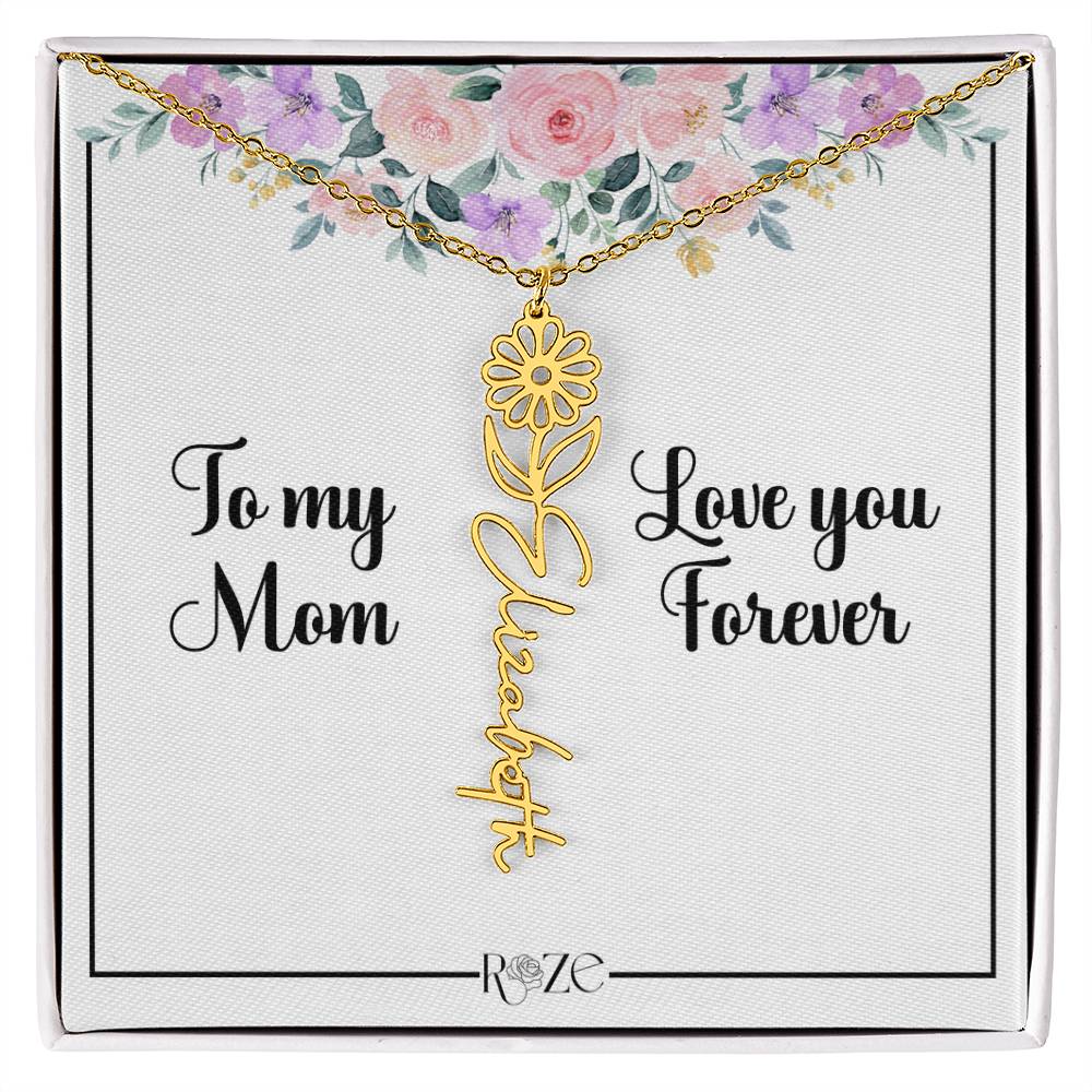 Custom Name Birth Month Neckace for Mother's Day - Image 16