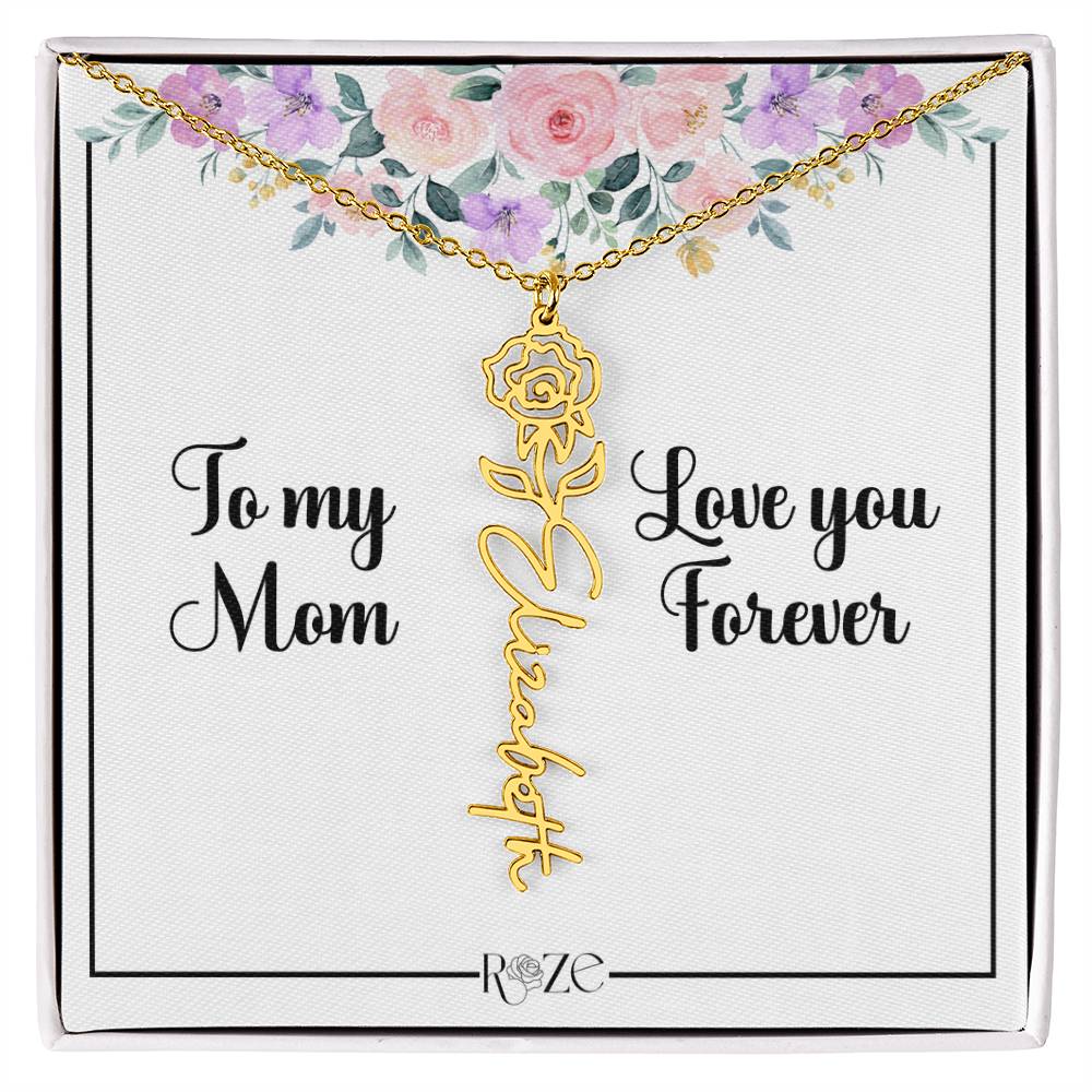Custom Name Birth Month Neckace for Mother's Day - Image 18