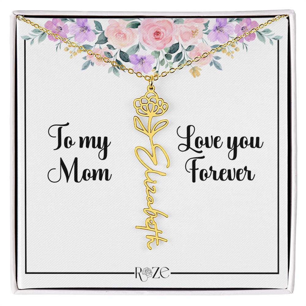 Custom Name Birth Month Neckace for Mother's Day - Image 23
