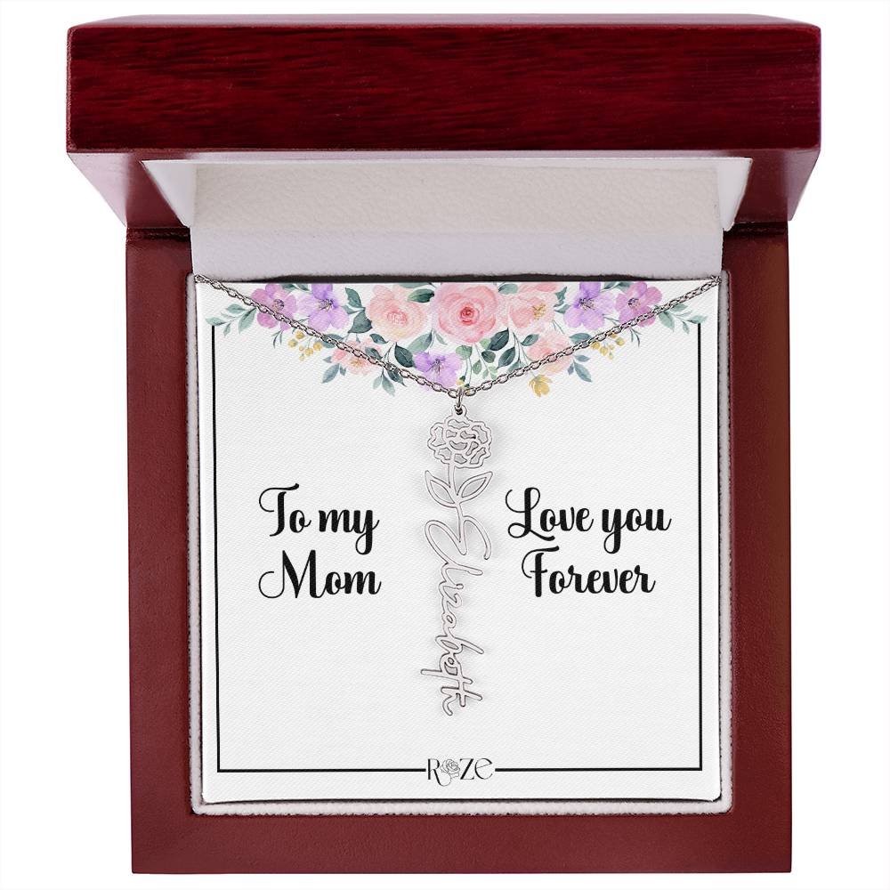 Custom Name Birth Month Neckace for Mother's Day - Image 25