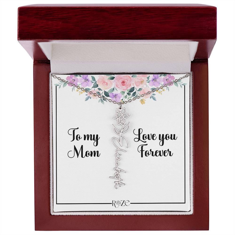 Custom Name Birth Month Neckace for Mother's Day - Image 27