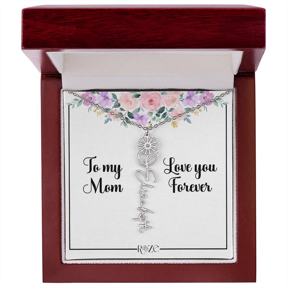 Custom Name Birth Month Neckace for Mother's Day - Image 28