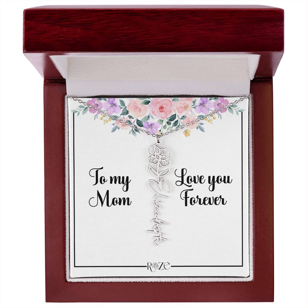 Custom Name Birth Month Neckace for Mother's Day - Image 32