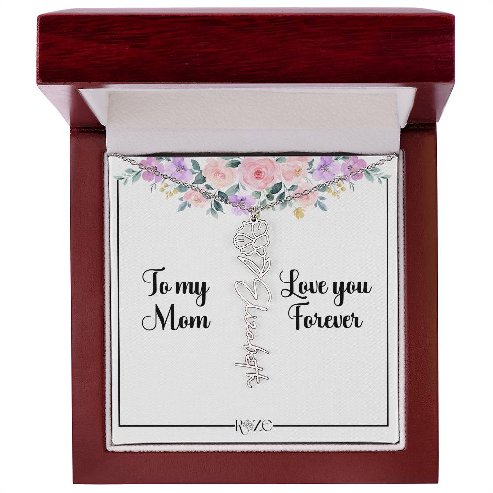 Custom Name Birth Month Neckace for Mother's Day - Image 33