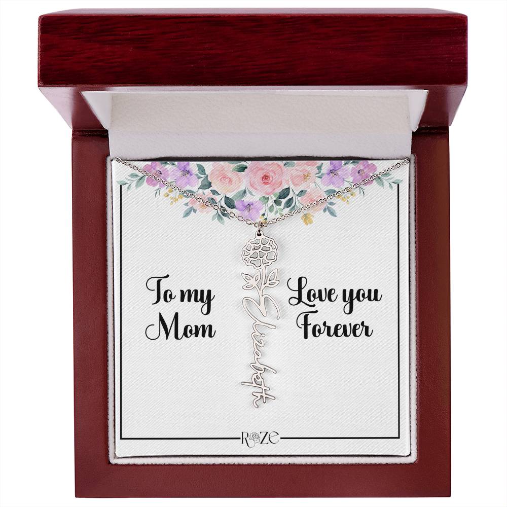 Custom Name Birth Month Neckace for Mother's Day - Image 34