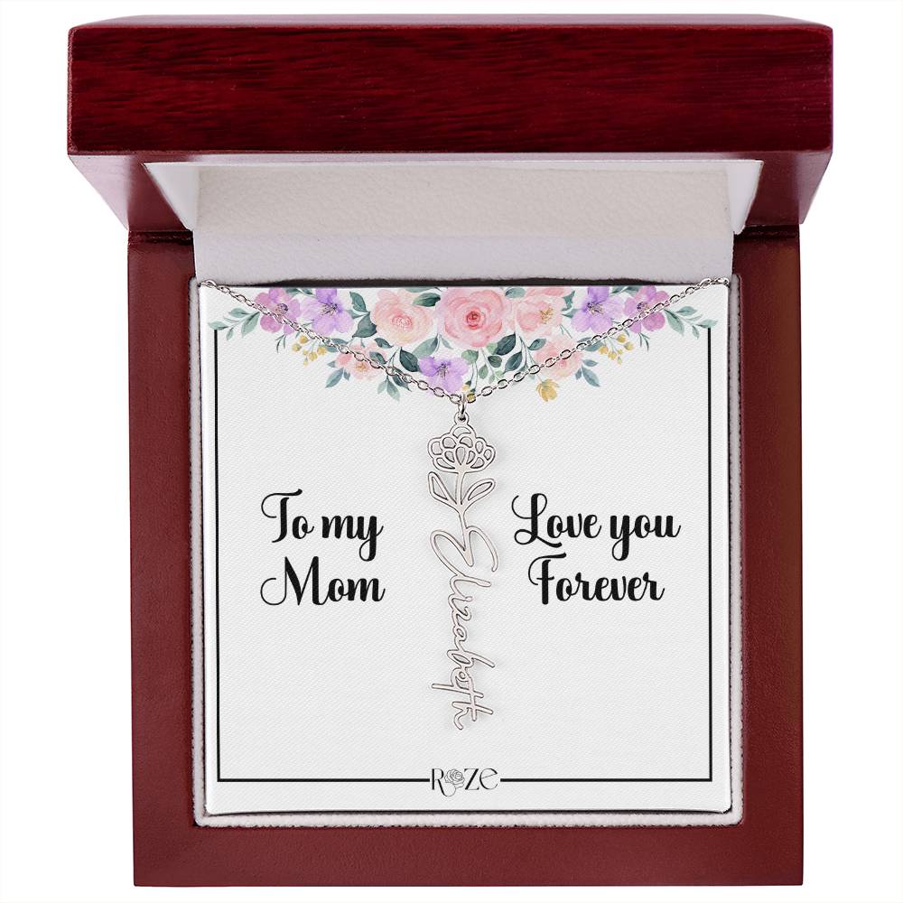 Custom Name Birth Month Neckace for Mother's Day - Image 35