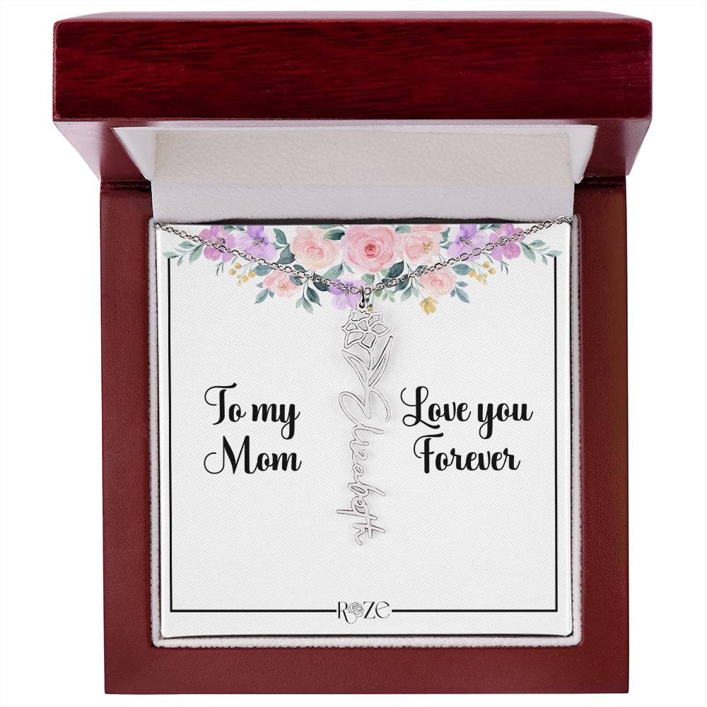 Custom Name Birth Month Neckace for Mother's Day - Image 36