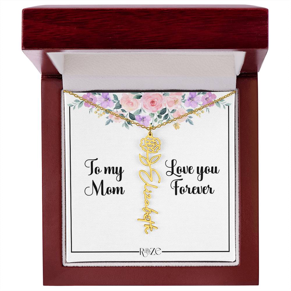Custom Name Birth Month Neckace for Mother's Day - Image 37