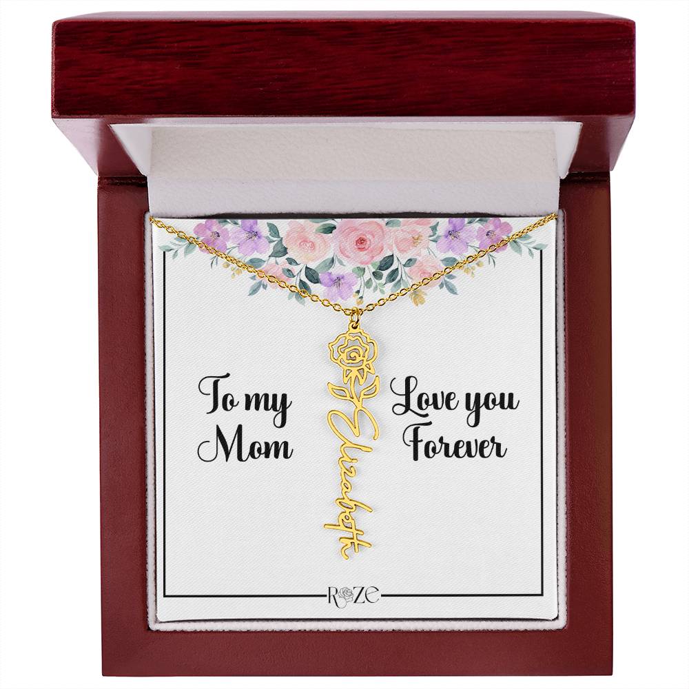 Custom Name Birth Month Neckace for Mother's Day - Image 42