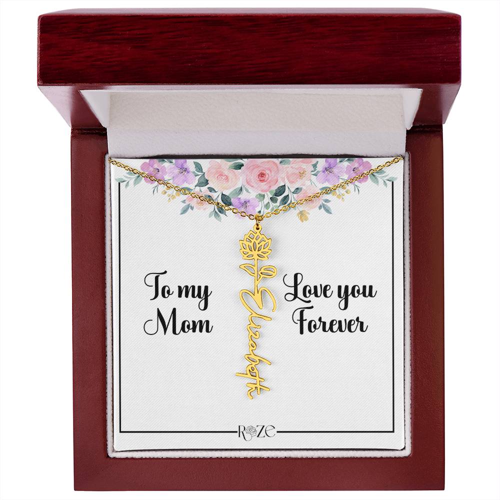 Custom Name Birth Month Neckace for Mother's Day - Image 43