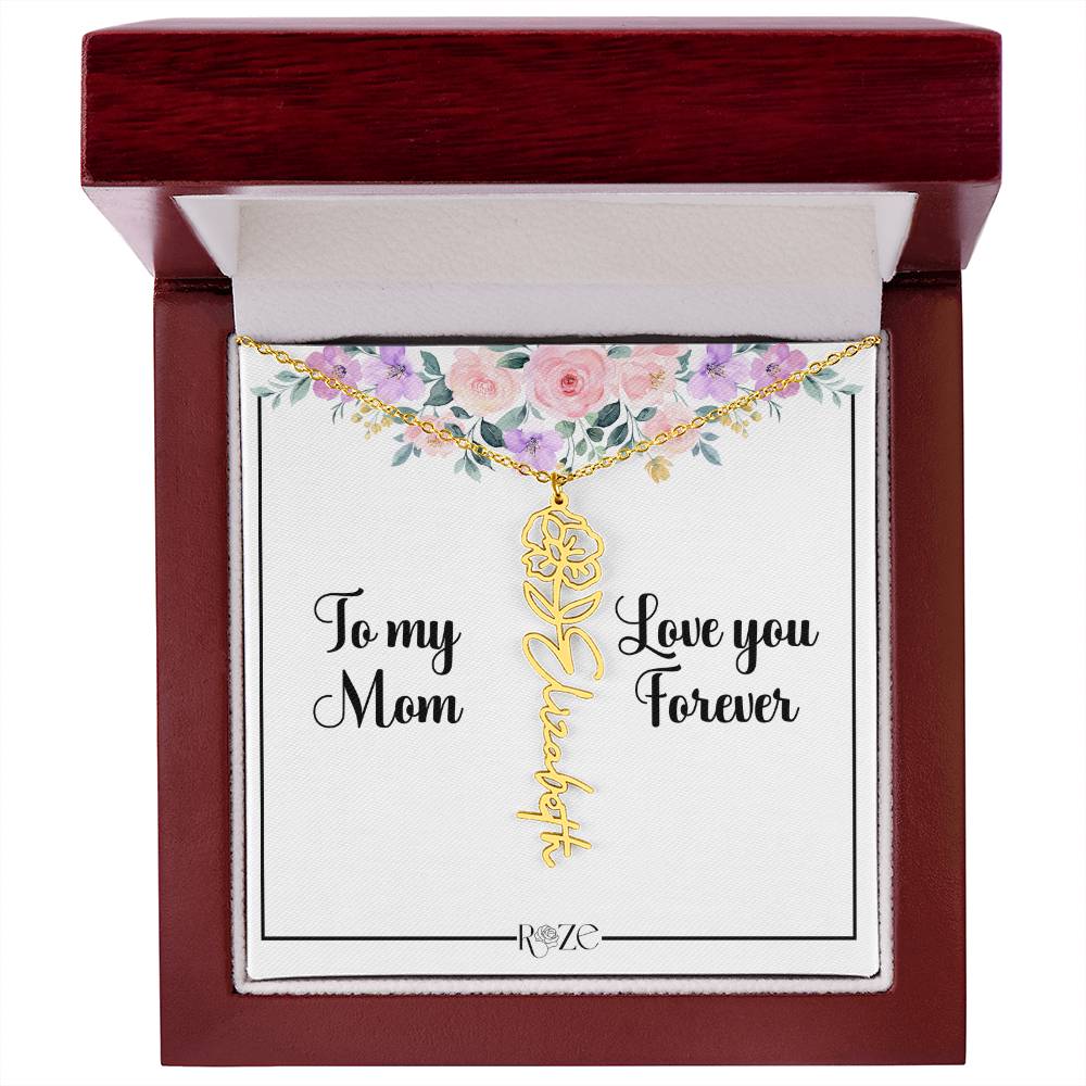 Custom Name Birth Month Neckace for Mother's Day - Image 44