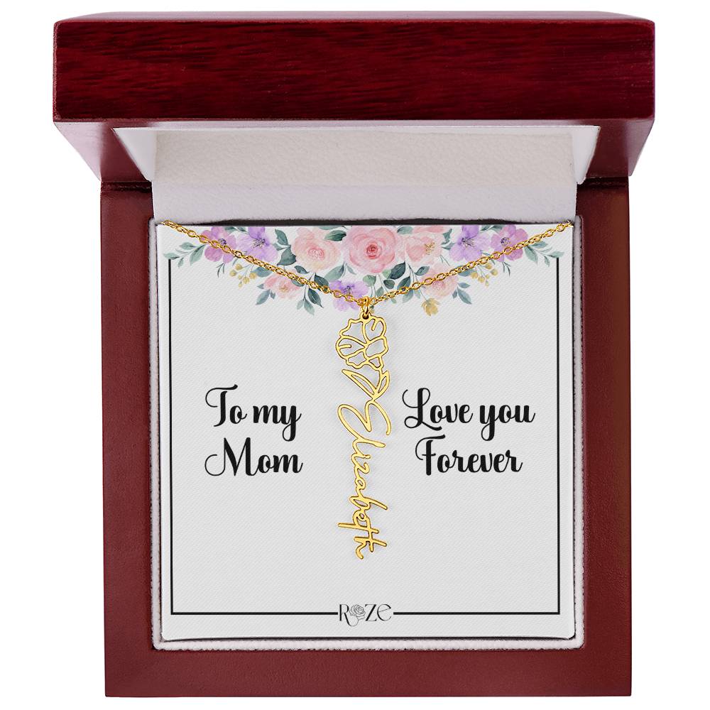 Custom Name Birth Month Neckace for Mother's Day - Image 45