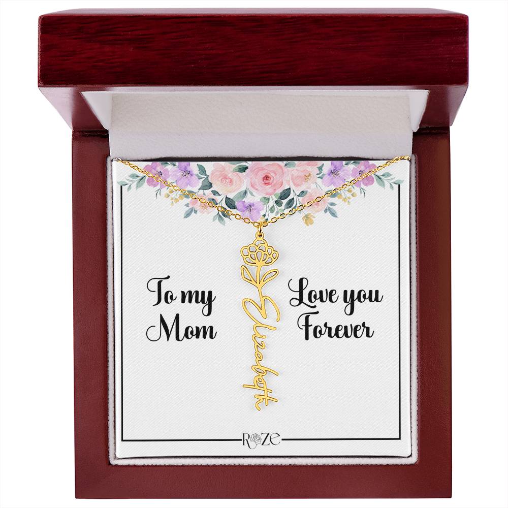 Custom Name Birth Month Neckace for Mother's Day - Image 47