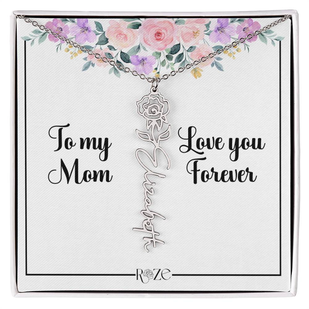Custom Name Birth Month Neckace for Mother's Day - Image 6