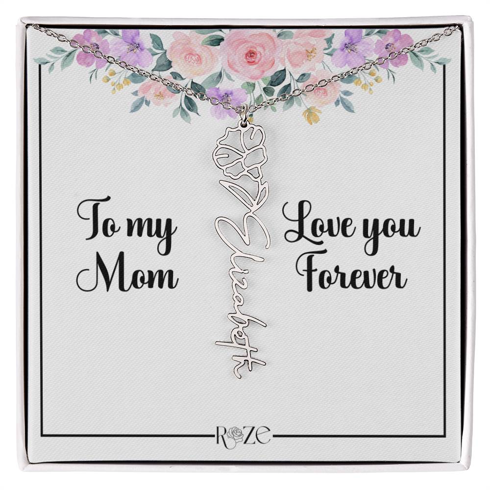 Custom Name Birth Month Neckace for Mother's Day - Image 9