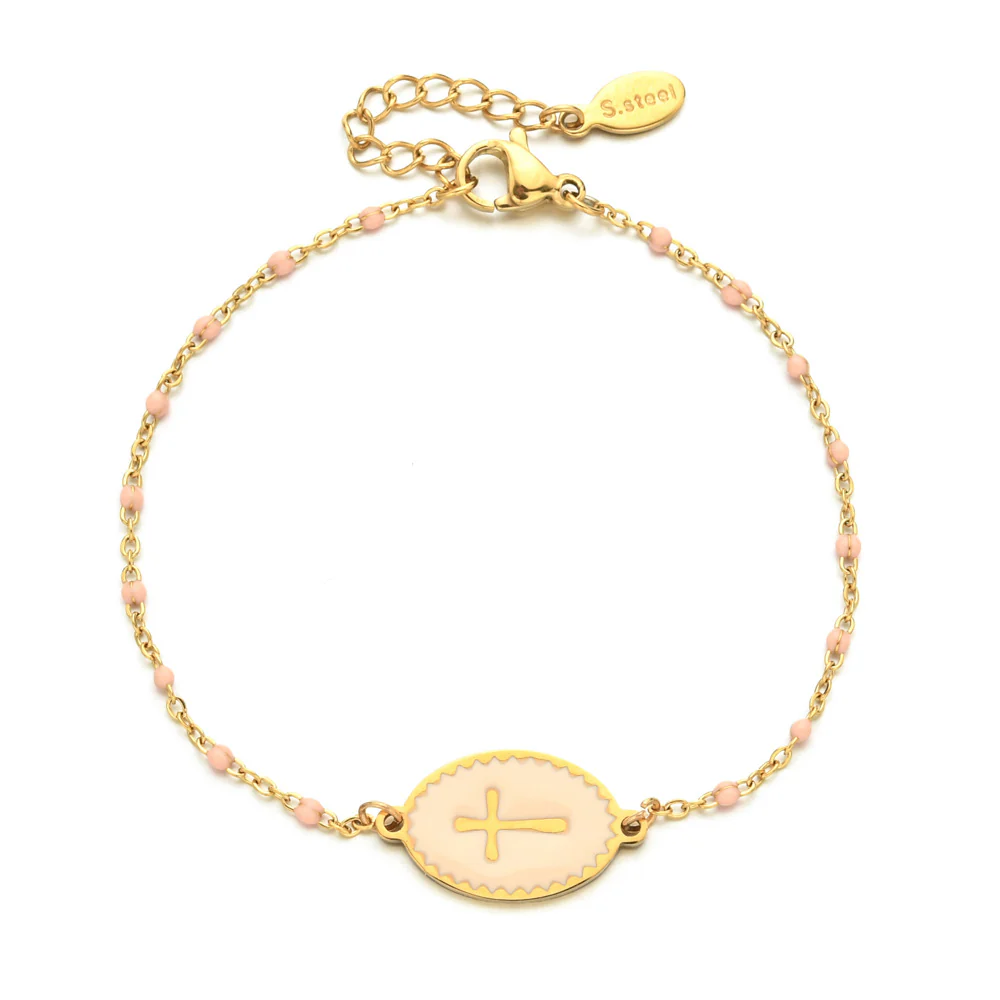 Dainty Cross Bracelet - Image 11