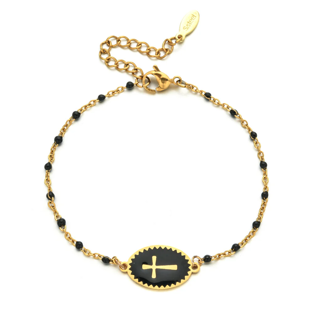 Dainty Cross Bracelet - Image 8