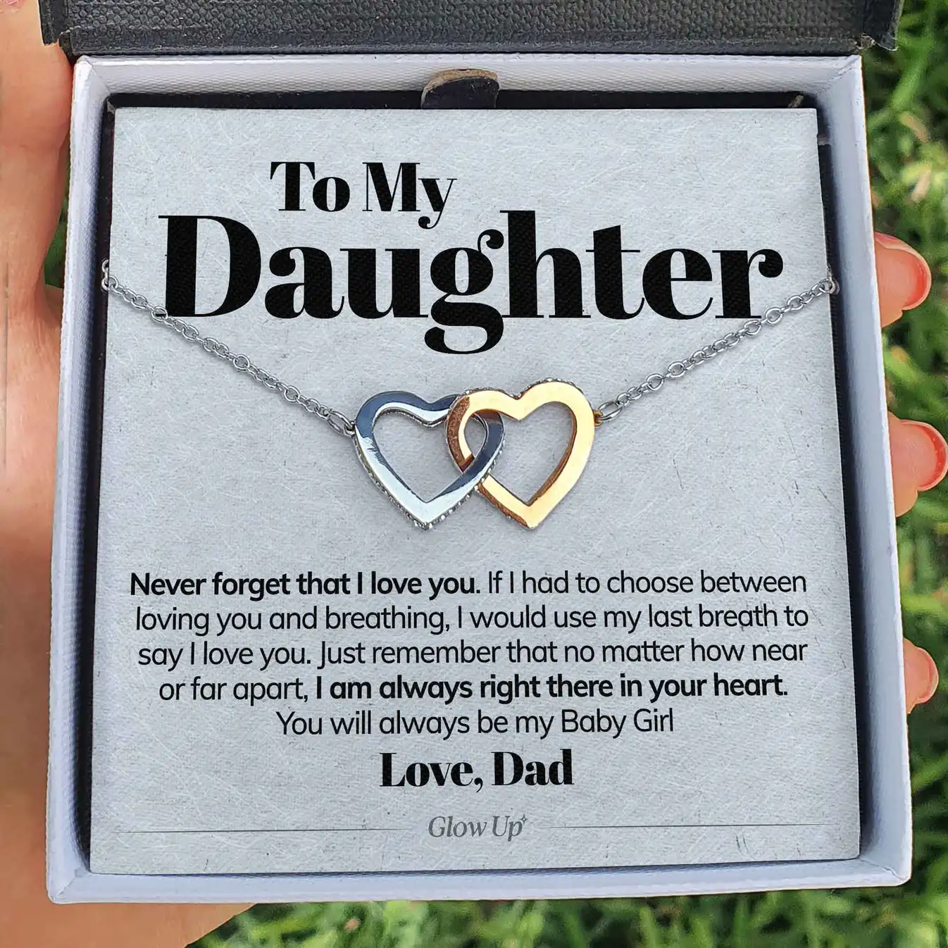 To My Daughter - Special Necklace with Gift Box - Image 2