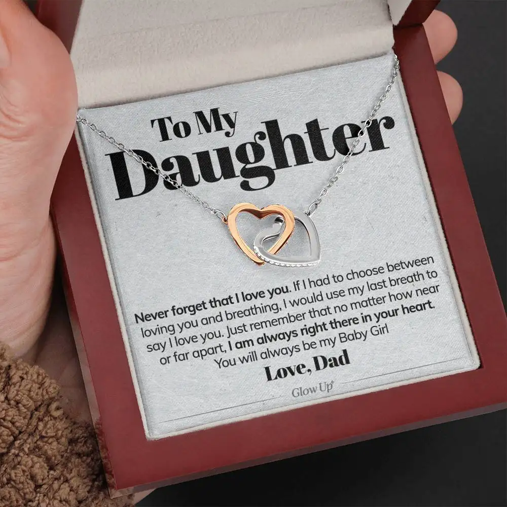 To My Daughter - Special Necklace with Gift Box - Image 3