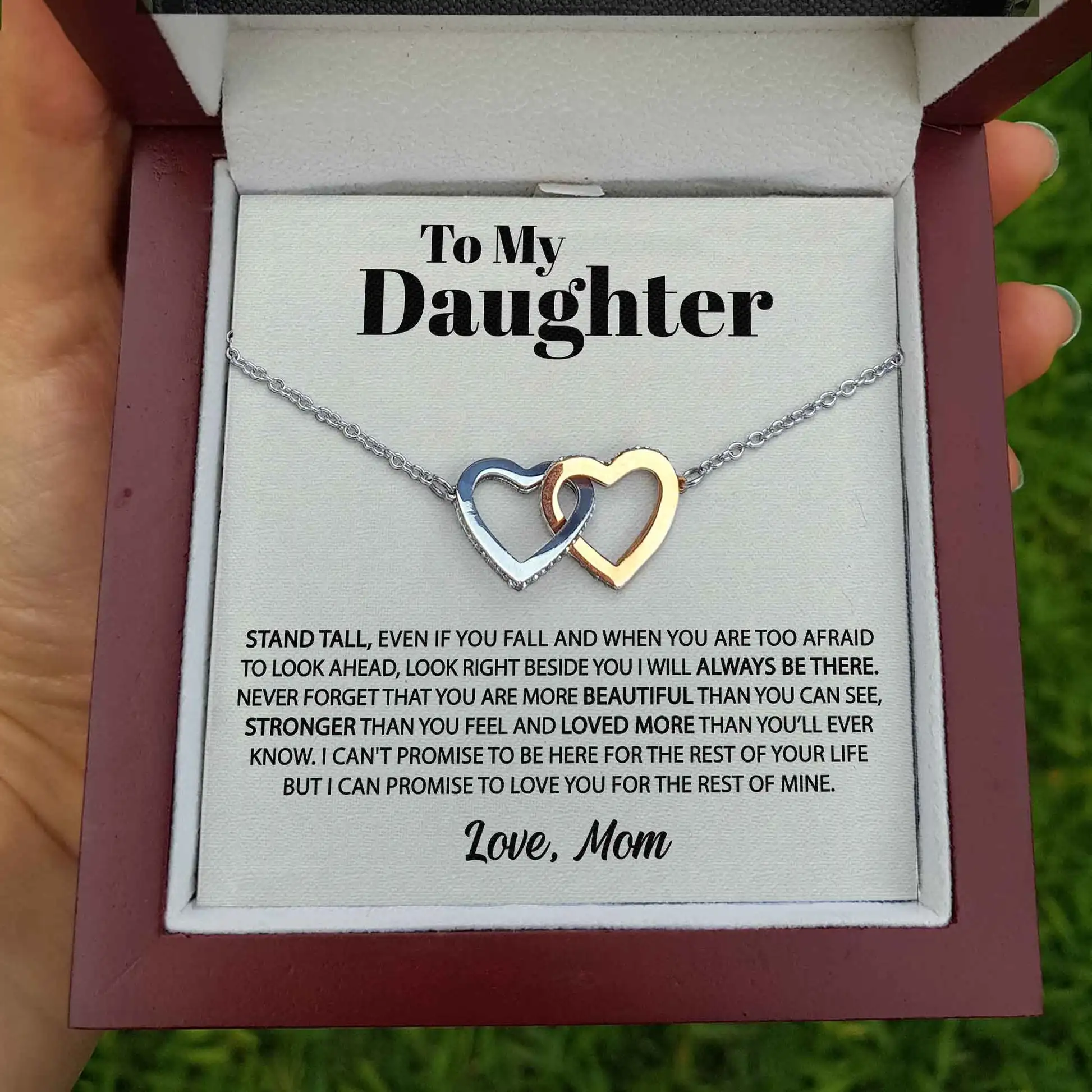 To My Daughter - Special Necklace with Gift Box - Image 3