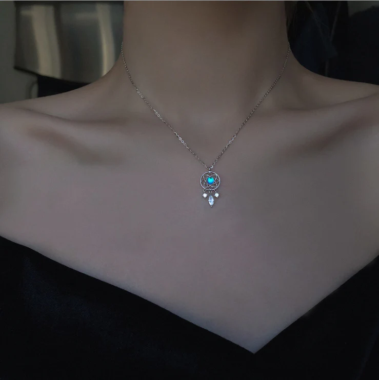 Dreamcatcher Moonstone Necklace - Image 2