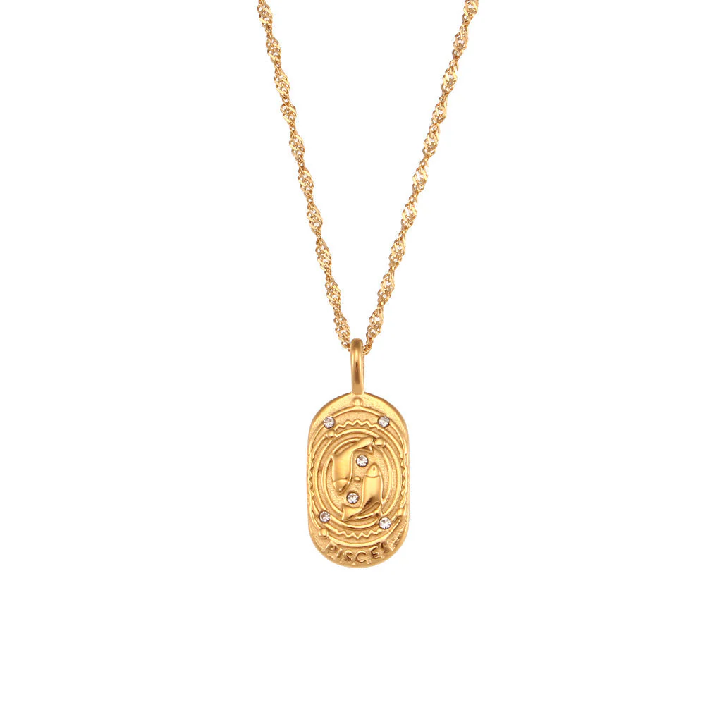 Pisces - Baroque Constellation Necklace - Image 2