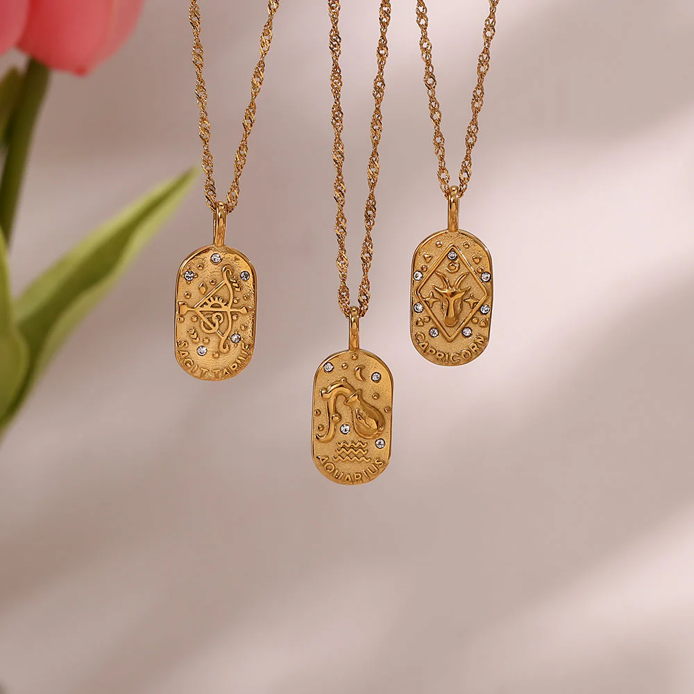 Pisces - Baroque Constellation Necklace - Image 3