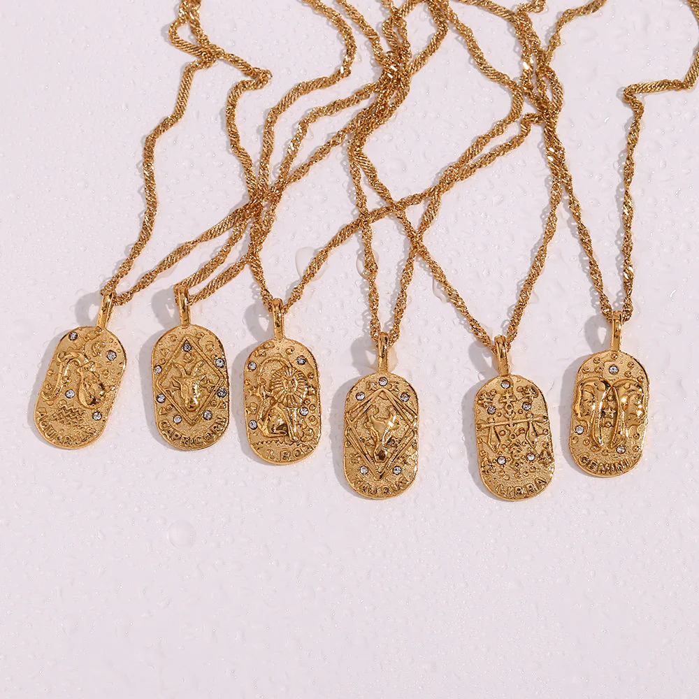 Pisces - Baroque Constellation Necklace - Image 4