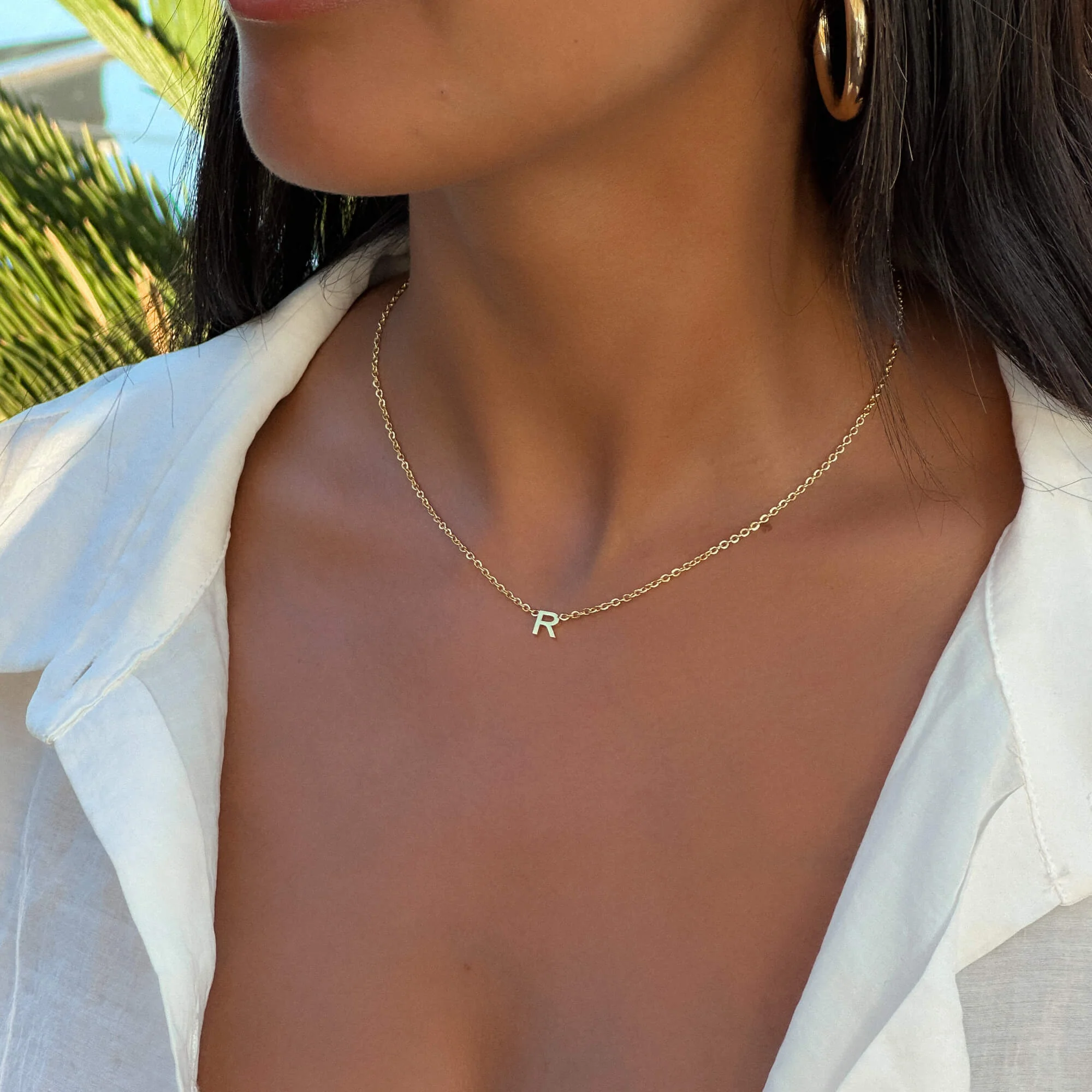 Initial Letter Necklace - Image 3