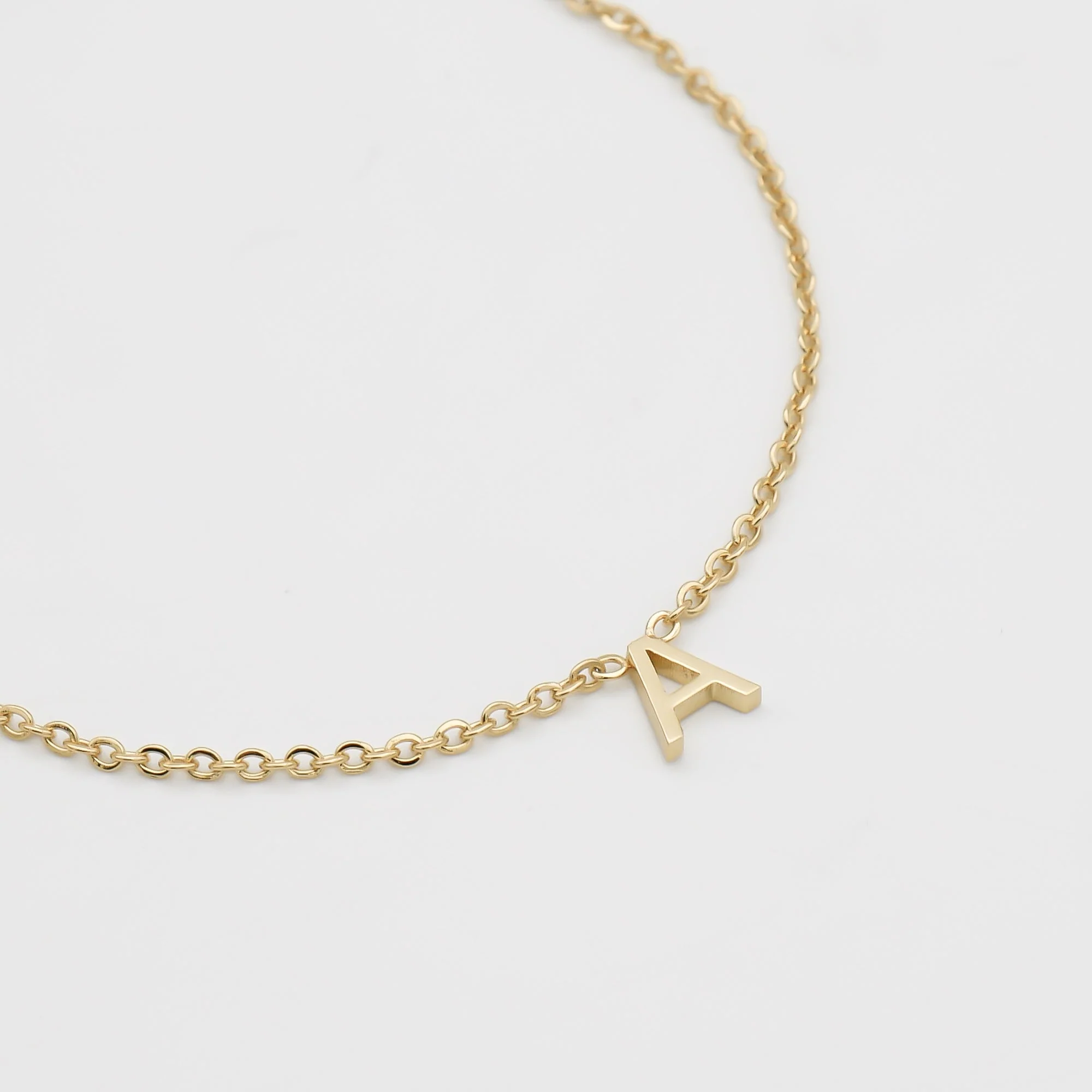 Initial Letter Necklace - Image 4