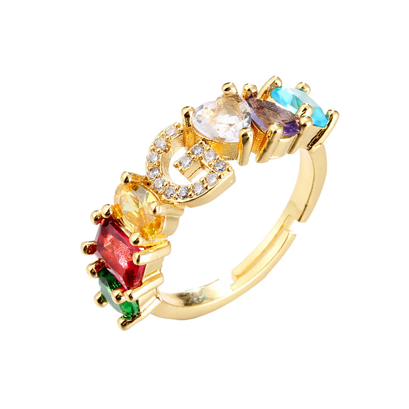 Initial Letter Ring Adjustable - Image 12
