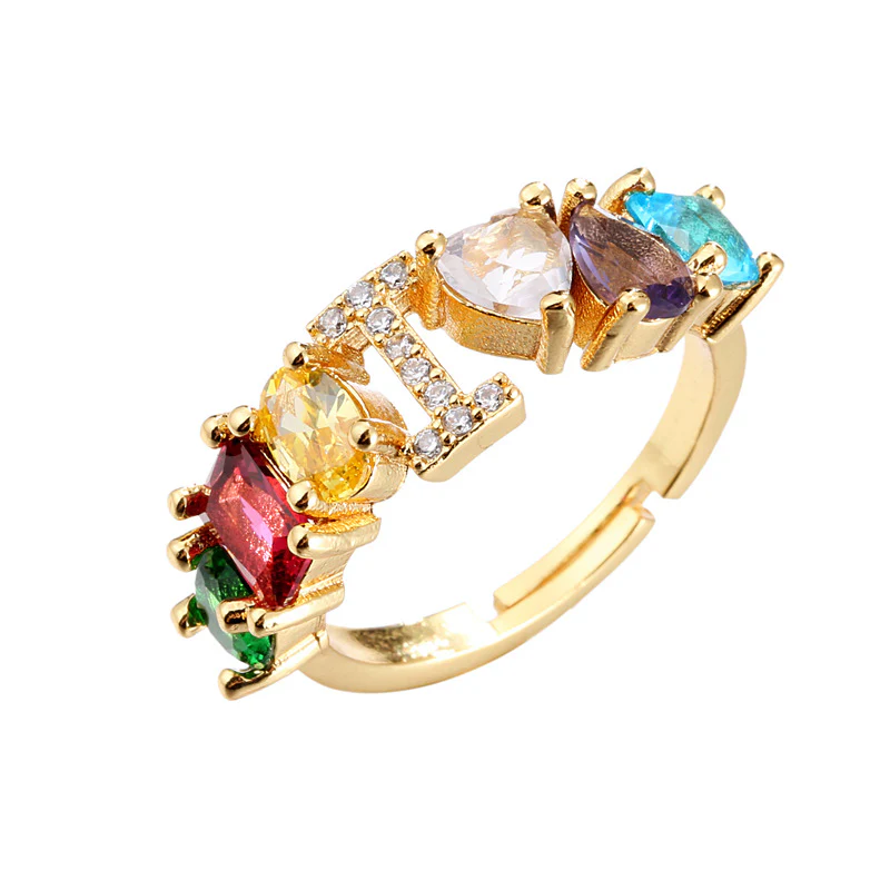 Initial Letter Ring Adjustable - Image 14