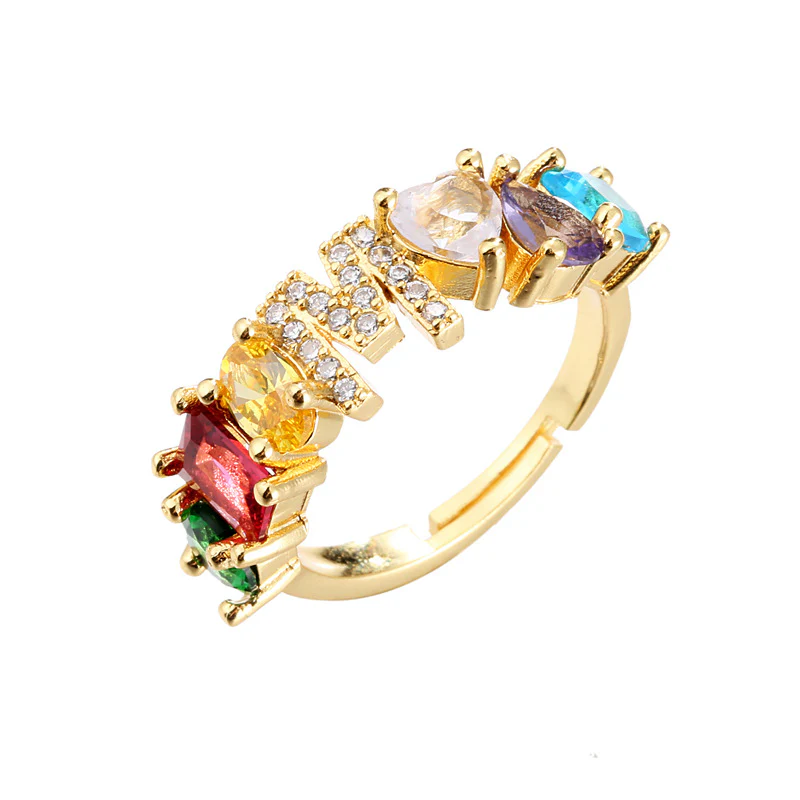 Initial Letter Ring Adjustable - Image 18