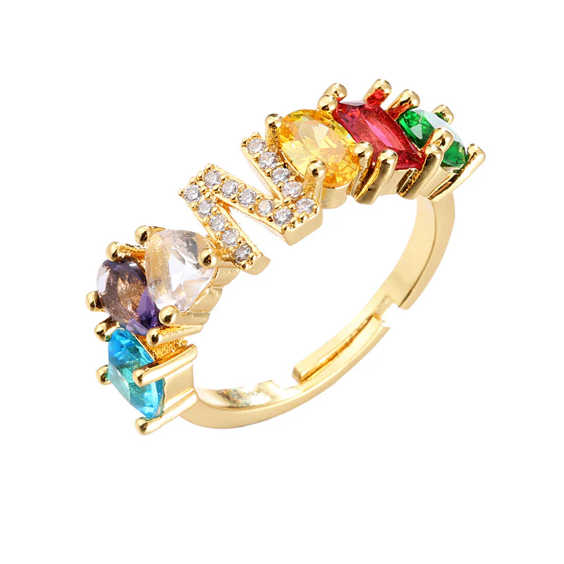 Initial Letter Ring Adjustable - Image 19